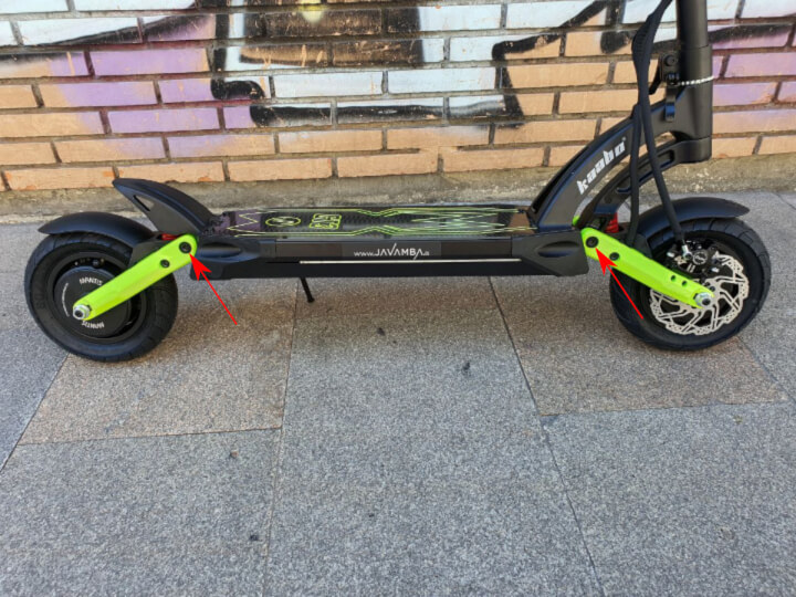 Eje basculante Kaabo Mantis 10 M12*79