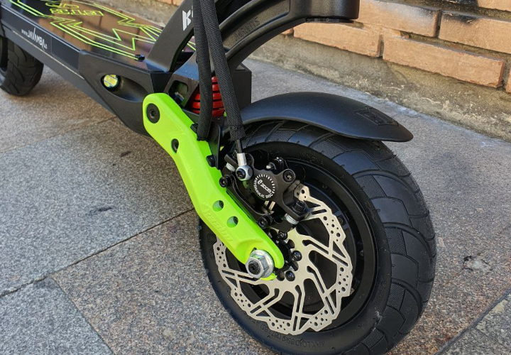 Frenos disco Java 150 mm en Mantis GT3 edición Carbon Fluor