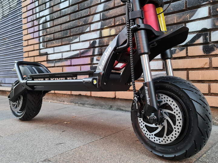 Freno delantero y motor Kaabo Mantis Wolf King GT